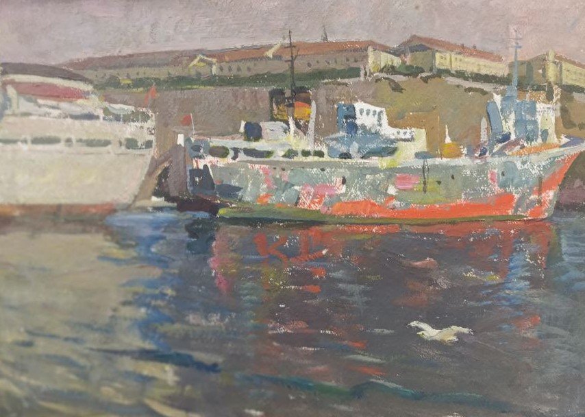 Cropped %d0%9a%d0%be%d0%b2%d0%b0%d0%bb%d0%b5%d0%bd%d0%ba%d0%be %d0%92.%d0%9a. %d0%a1%d0%bb%d0%b0%d0%b2%d0%b0 %d0%bd%d0%b0 %d1%80%d0%b5%d0%bc%d0%be%d0%bd%d1%82%d0%b5. 1961. %d0%9a%d0%b0%d1%80%d1%82%d0%be%d0%bd  %d0%bc%d0%b0%d1%81%d0%bb%d0%be. 35%d1%8548