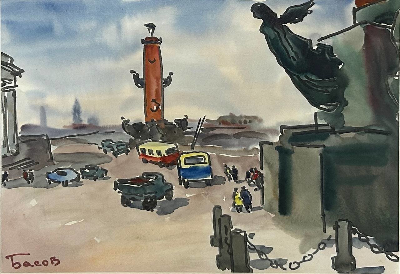 Cropped %d0%91%d0%b0%d1%81%d0%be%d0%b2 %d0%af.%d0%90. %d0%9d%d0%b0 %d1%81%d1%82%d1%80%d0%b5%d0%bb%d0%ba%d0%b5 %d0%92%d0%b0%d1%81%d0%b8%d0%bb%d1%8c%d0%b5%d0%b2%d1%81%d0%ba%d0%be%d0%b3%d0%be. 1963. %d0%91%d1%83%d0%bc%d0%b0%d0%b3%d0%b0  %d0%b0%d0%ba%d0%b2%d0%b0%d1%80%d0%b5%d0%bb%d1%8c. 30%d1%8540